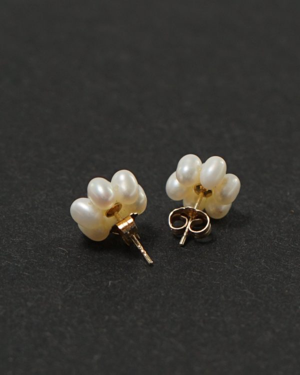 14k Gold x Pearl Earrings - Image 2