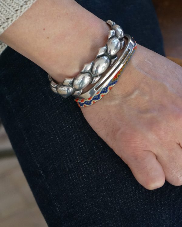 Silver Cuff Bracelet - Image 2