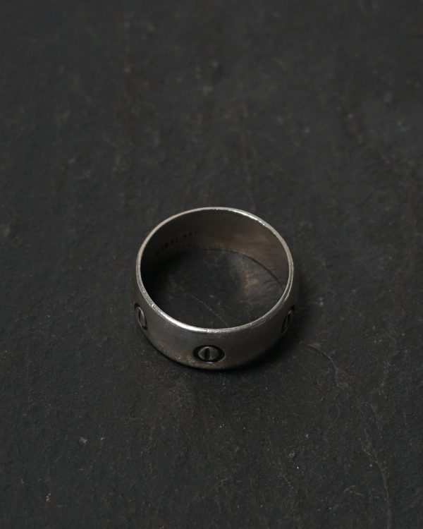 Silver Band Ring / size: 12 - Image 2