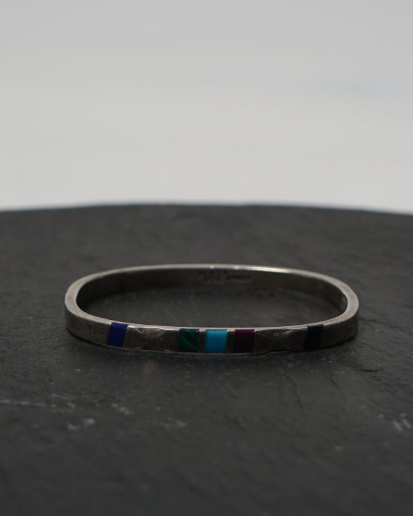 Silver Bracelet w/ Multi Stones