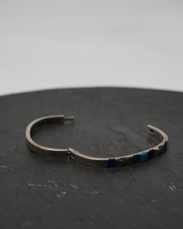Silver Bracelet w/ Multi Stones - Image 4