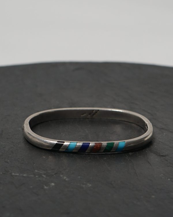 Silver Bracelet w/ Multi Stones - Image 2